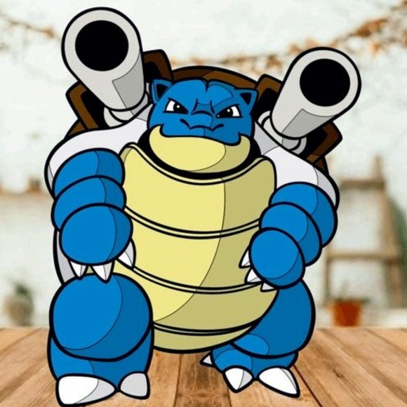 Pokémon Blastoise Limited Edition Vinyl Decal - Picture 1 of 1